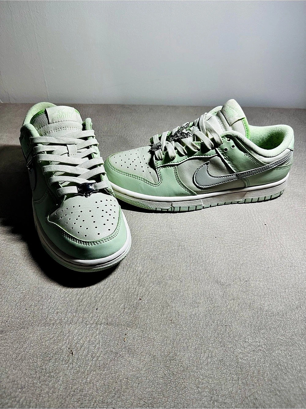 Nike Dunk Low Barely Green (Women's) Barely Green Sneakers Green & White